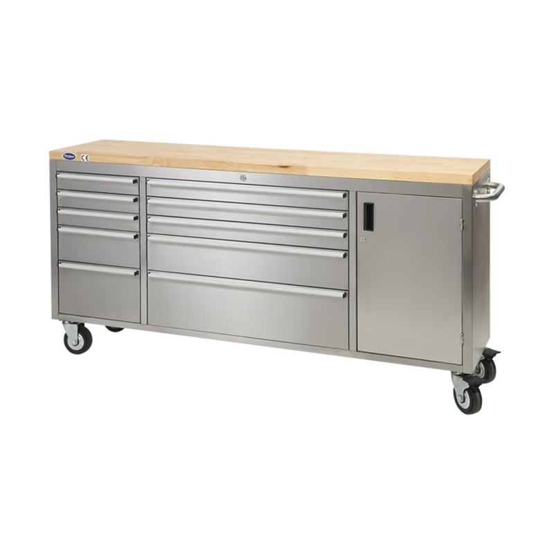 GLS7010 10 gavetas SPCC carrinho de caixa de ferramentas de bancada de aço frio