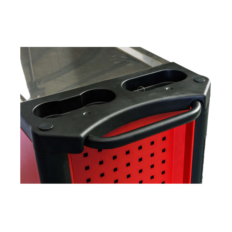 Armário de rolo profissional GL3407L-D com parte superior de trabalho em aço inoxidável e placa suspensa removível