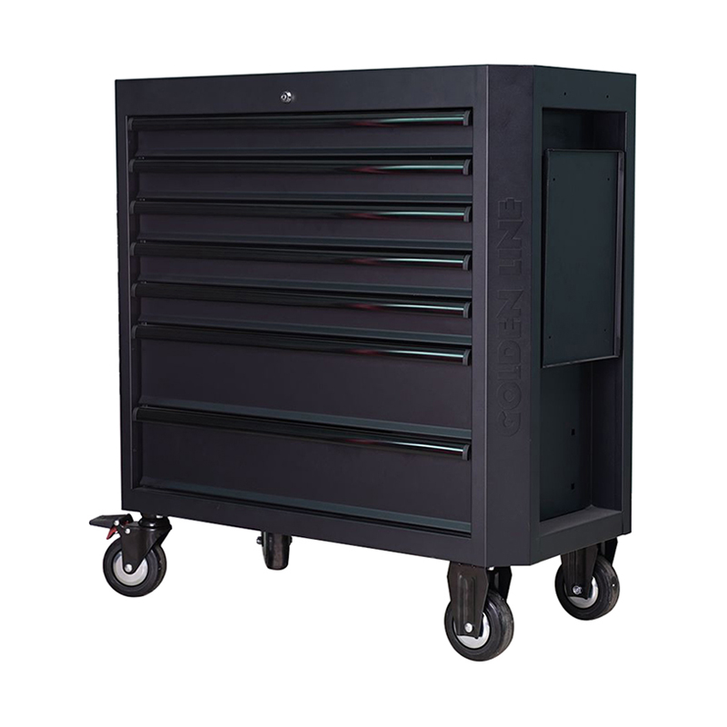 Armário de ferramentas móvel industrial com gavetas inferiores extra grandes GL3607L