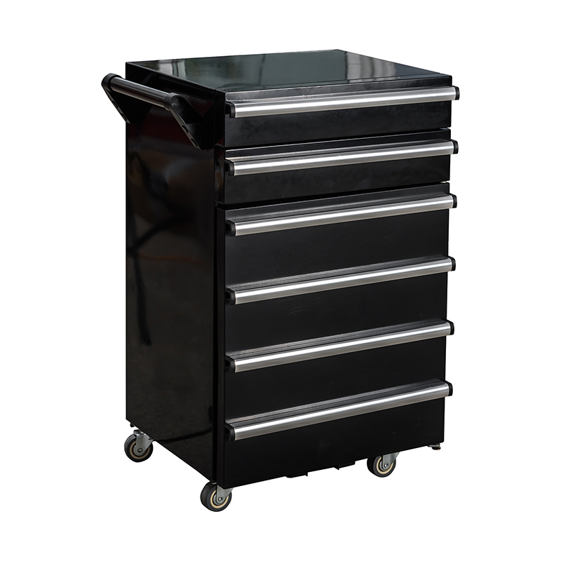 Armário de ferramentas de metal com 2 gavetas GL408 e minigeladeira