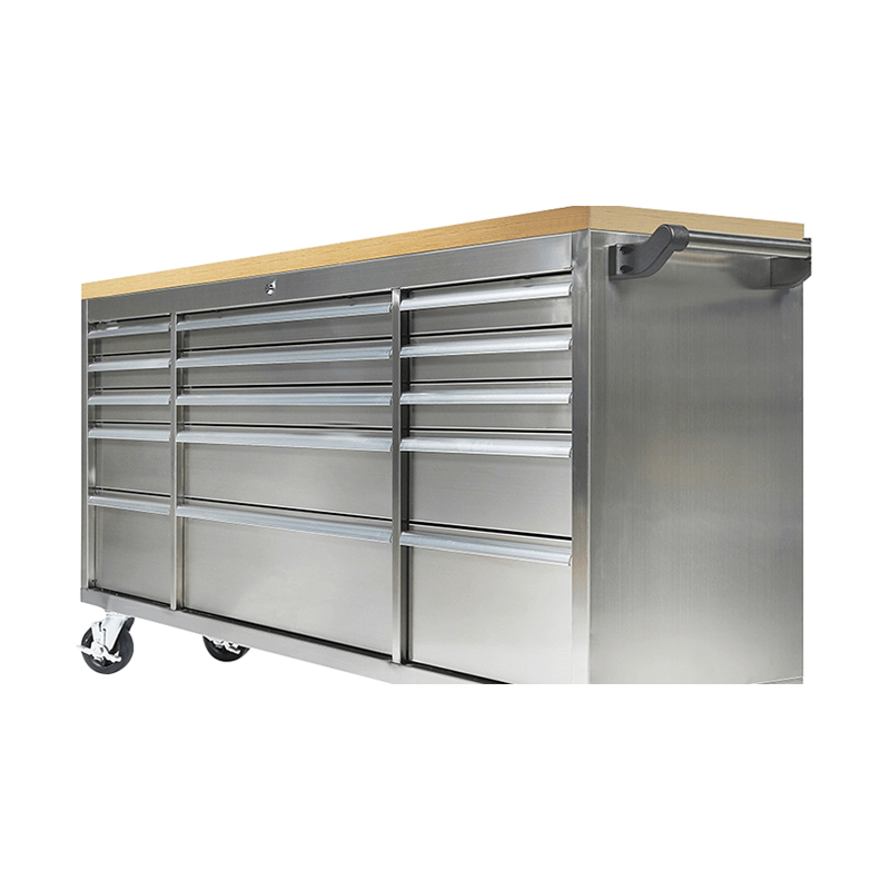 Gls7015 15 gavetas inoxidável resistente ferramenta carrinho de soldagem super grande tamanho alça com fechadura