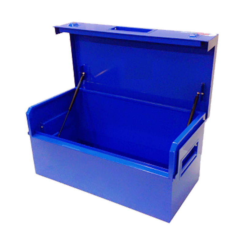 GL200 Caixa Van Box Azul Personalizada para Canteiro de Obras