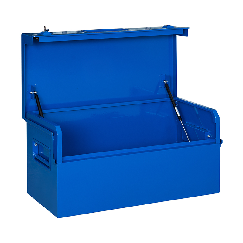 GL200 Caixa Van Box Azul Personalizada para Canteiro de Obras