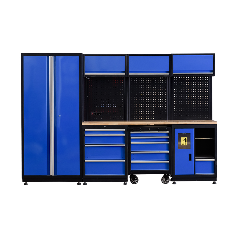 Glg6000x personalizado combinado multifuncional aço garagem ferramenta de armazenamento gabinete móveis laboratório bancada de madeira inoxidável