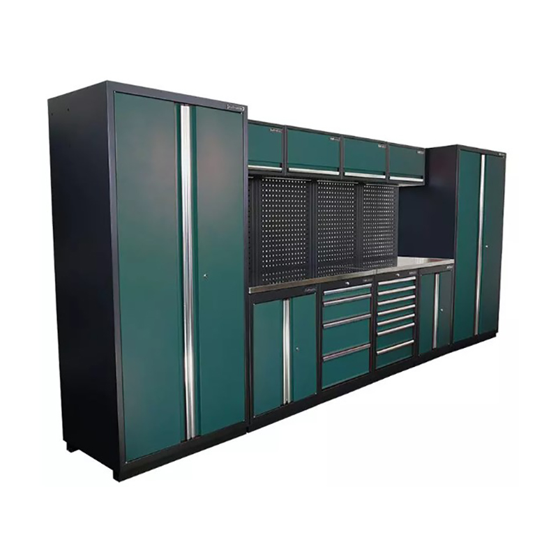 Glg6000x personalizado combinado multifuncional aço garagem ferramenta de armazenamento gabinete móveis laboratório bancada de madeira inoxidável