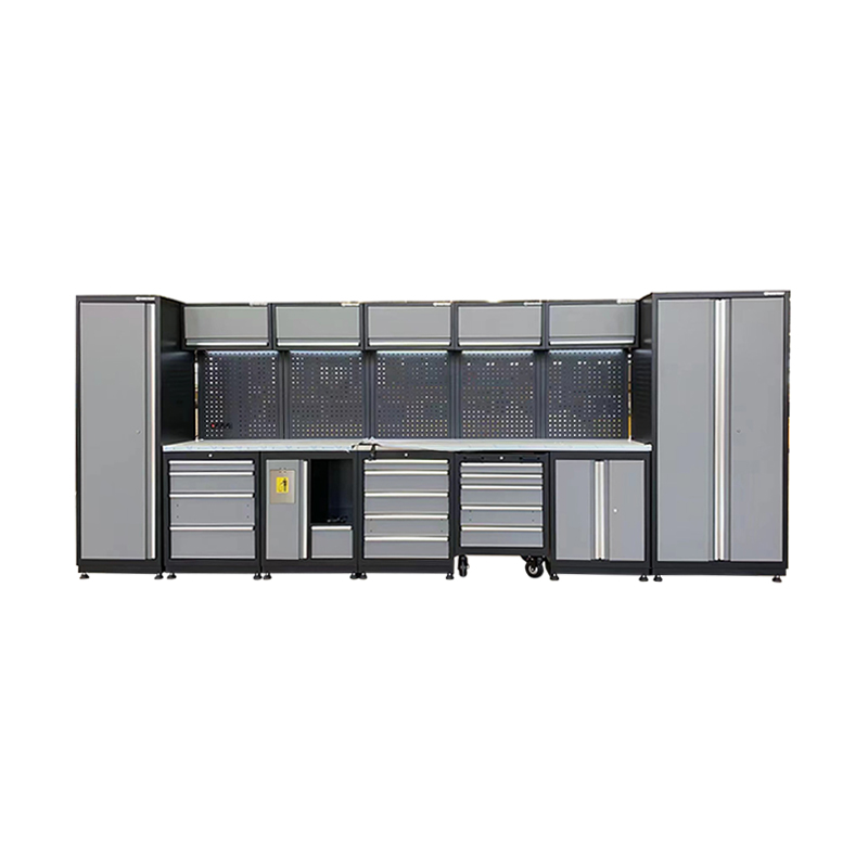 Glg6000x personalizado combinado multifuncional aço garagem ferramenta de armazenamento gabinete móveis laboratório bancada de madeira inoxidável