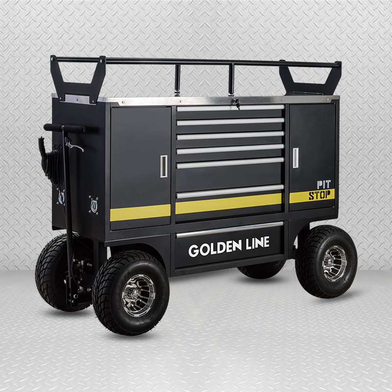 GLMrBig Heavy Duty Pit Cart Trolley Armário de ferramentas de armazenamento de garagem